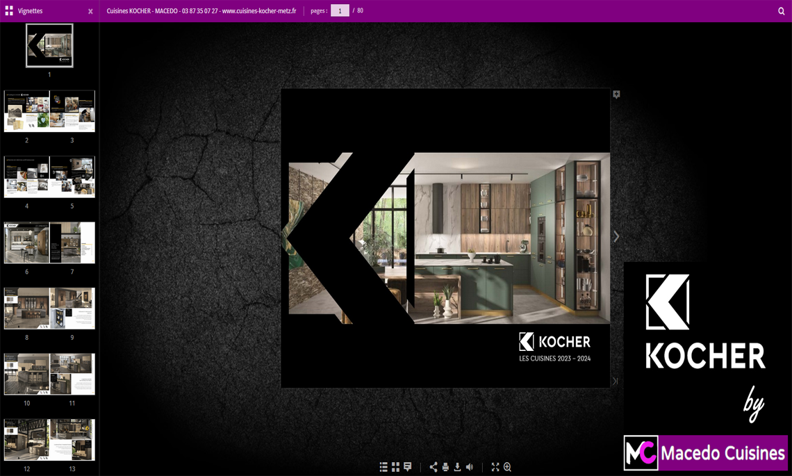Catalogue Cuisines Kocher by MACEDO